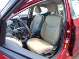 2015 Hyundai Elantra SE Sedan Beige Interior
