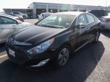 2014 Eclipse Black Hyundai Sonata Hybrid Limited #95042560