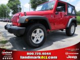 2014 Flame Red Jeep Wrangler Sport 4x4 #95042789