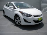 2015 Quartz White Pearl Hyundai Elantra SE Sedan #95042867