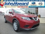 2014 Cayenne Red Nissan Rogue S AWD #95043021