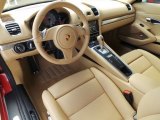 2014 Porsche Cayman S Luxor Beige Interior