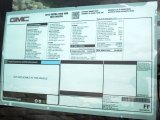 2015 GMC Sierra 3500HD Work Truck Regular Cab 4x4 Dual Rear Wheel Chassis Window Sticker