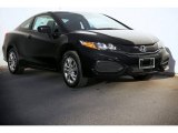 2014 Crystal Black Pearl Honda Civic LX Coupe #95113026