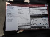 2014 Jaguar F-TYPE  Window Sticker