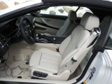2015 BMW 6 Series 640i xDrive Convertible Ivory White Interior