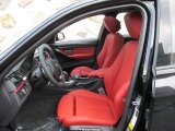 2014 BMW 3 Series 335i xDrive Sedan Coral Red/Black Interior