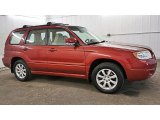 Garnet Red Pearl Subaru Forester in 2006