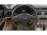 2006 Subaru Forester 2.5 X Premium Steering Wheel