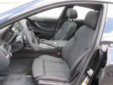 2015 BMW 6 Series 640i xDrive Gran Coupe Black Interior