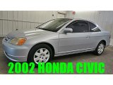 2002 Satin Silver Metallic Honda Civic EX Coupe #95116176