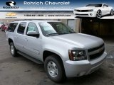 2014 Silver Ice Metallic Chevrolet Suburban LT 4x4 #95172261