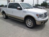 White Platinum Ford F150 in 2014