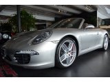 2013 GT Silver Metallic Porsche 911 Carrera S Cabriolet #95172180