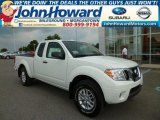 Glacier White Nissan Frontier in 2014