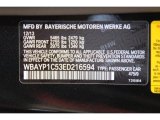2014 6 Series Color Code for Black Sapphire Metallic - Color Code: 475