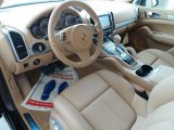 2014 Porsche Cayenne Turbo Luxor Beige Interior