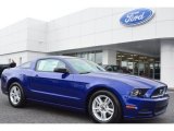 2014 Deep Impact Blue Ford Mustang V6 Coupe #95291935