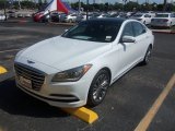 2015 Casablanca White Hyundai Genesis 3.8 Sedan #95291766