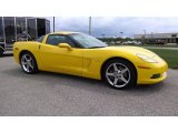 2007 Velocity Yellow Chevrolet Corvette Coupe #95292213
