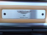 2006 Aston Martin DB9 Volante Marks and Logos