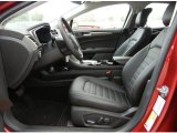 2014 Ford Fusion Energi SE Charcoal Black Interior