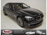 2012 Black Sapphire Metallic BMW 7 Series 740Li Sedan #95292023