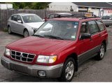 2000 Canyon Red Pearl Subaru Forester 2.5 S #9497551