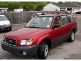 2004 Cayenne Red Pearl Subaru Forester 2.5 X #9497552