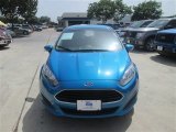 2014 Blue Candy Ford Fiesta SE Sedan #95331026