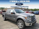 2014 Sterling Grey Ford F150 Lariat SuperCrew 4x4 #95331060