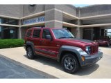 2011 Deep Cherry Red Crystal Pearl Jeep Liberty Renegade 4x4 #95363830