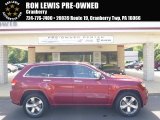 2014 Deep Cherry Red Crystal Pearl Jeep Grand Cherokee Overland 4x4 #95390984