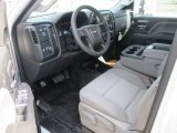 2015 GMC Sierra 2500HD Double Cab 4x4 Utility Truck Jet Black/Dark Ash Interior