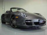 2008 Meteor Grey Metallic Porsche 911 Turbo Cabriolet #9463651