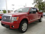 2012 Ford F150 Platinum SuperCrew 4x4 Front 3/4 View