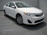 2014 Super White Toyota Camry LE #95426882