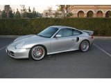 2001 Arctic Silver Metallic Porsche 911 Turbo Coupe GT640 #949154