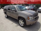 2012 Graystone Metallic Chevrolet Suburban LT 4x4 #95426874