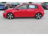 Tornado Red Volkswagen Golf GTI in 2015