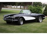 1958 Black Chevrolet Corvette Convertible #95469188