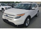2011 White Platinum Tri-Coat Ford Explorer Limited #95469111