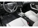 2014 Honda Civic EX-L Coupe Gray Interior