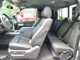 2015 Ford F350 Super Duty Lariat Super Cab 4x4 Black Interior