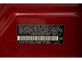 2012 ES Color Code for Matador Red Mica - Color Code: 3R1