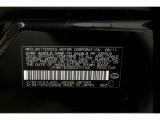 2011 ES Color Code for Obsidian Black - Color Code: 212