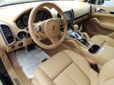 2014 Porsche Cayenne Diesel Luxor Beige Interior