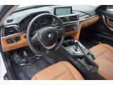 2014 BMW 3 Series 328i Sedan Saddle Brown Interior