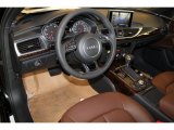 2015 Audi A6 3.0T Premium Plus quattro Sedan Nougat Brown Interior