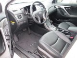 2013 Hyundai Elantra Limited Black Interior